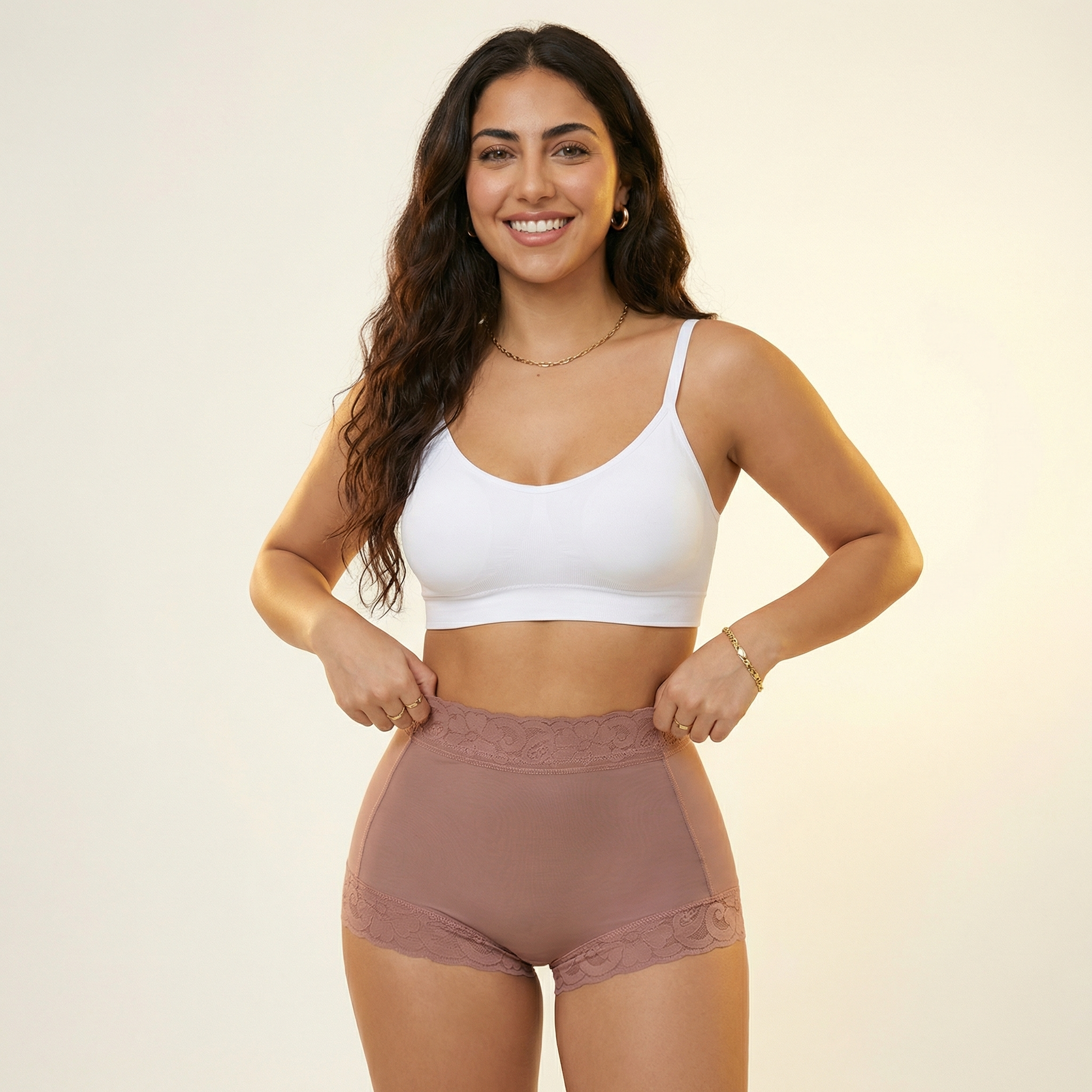 Low-Waisted Smoothing Shorts